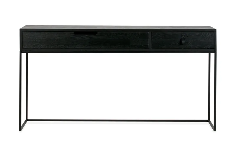 Atila Avlastningsbord 140 cm, Svart Ek