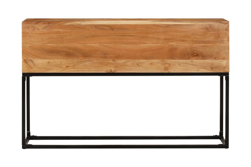 Avlastningsbord 120x30x75 cm massivt akaciaträ - Brun - Hallbord - Konsolbord & sidobord