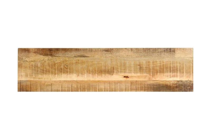 Avlastningsbord 140x35x76 cm massivt grovt mangoträ - Brun - Hallbord - Konsolbord & sidobord