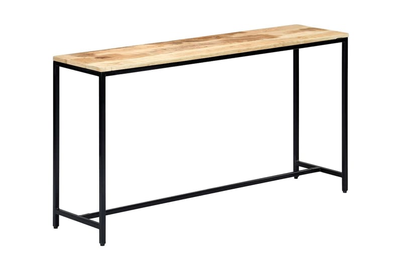 Avlastningsbord 140x35x76 cm massivt grovt mangoträ - Brun - Möbler - Bord & matgrupper - Avlastningsbord - Konsolbord & sidobord