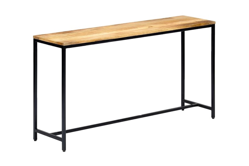 Avlastningsbord 140x35x76 cm massivt grovt mangoträ - Brun - Möbler - Bord & matgrupper - Avlastningsbord - Konsolbord & sidobord
