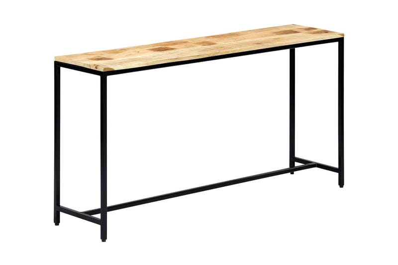 Avlastningsbord 140x35x76 cm massivt grovt mangoträ - Brun - Möbler - Bord & matgrupper - Avlastningsbord - Konsolbord & sidobord