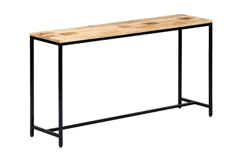 Avlastningsbord 140x35x76 cm massivt grovt mangoträ - Brun - Möbler - Bord & matgrupper - Avlastningsbord - Konsolbord & sidobord