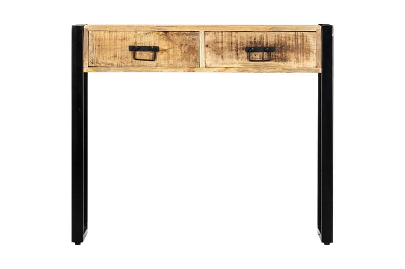 Avlastningsbord 90x30x75 cm massivt mangoträ - Brun - Möbler - Bord & matgrupper - Avlastningsbord - Konsolbord & sidobord