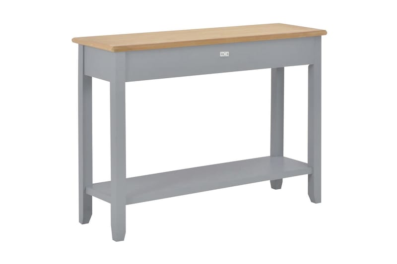 Avlastningsbord grå 110x35x80 cm trä - Grå - Möbler - Bord & matgrupper - Avlastningsbord - Konsolbord & sidobord