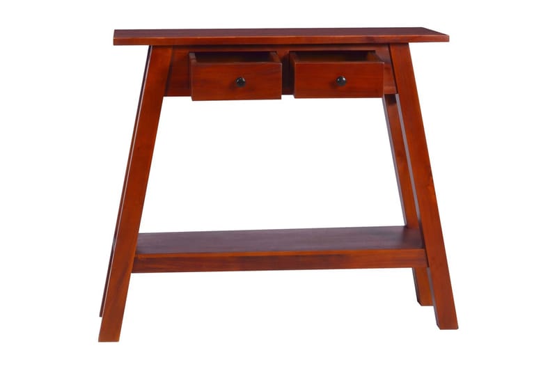 Avlastningsbord klassisk brun 90x30x75cm massiv mahogny - Brun - Möbler - Bord & matgrupper - Avlastningsbord - Konsolbord & sidobord