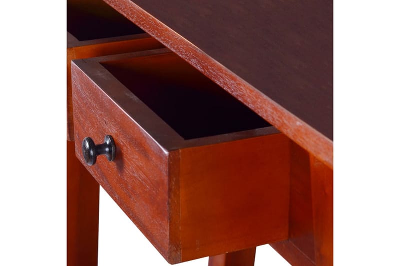 Avlastningsbord klassisk brun 90x30x75cm massiv mahogny - Brun - Möbler - Bord & matgrupper - Avlastningsbord - Konsolbord & sidobord