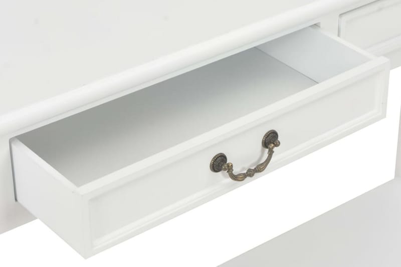 Avlastningsbord vit 110x35x80 cm trä - Vit - Möbler - Bord & matgrupper - Avlastningsbord - Konsolbord & sidobord