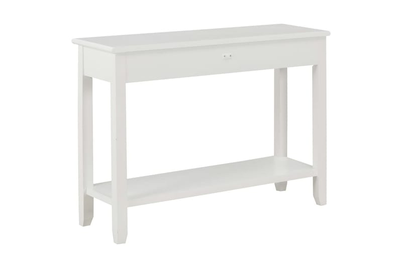 Avlastningsbord vit 110x35x80 cm trä - Vit - Möbler - Bord & matgrupper - Avlastningsbord - Konsolbord & sidobord