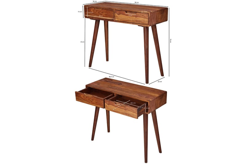 Bereznak Avlastningsbord 90 cm - Trä/natur - Möbler - Bord & matgrupper - Avlastningsbord - Konsolbord & sidobord