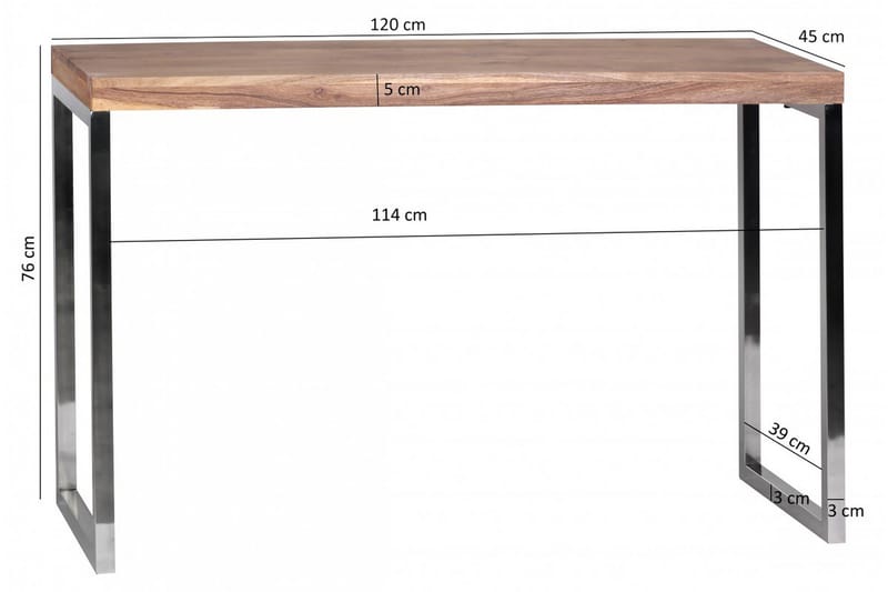 Bowbridge Avlastningsbord 120 cm - Trä/natur - Hallbord - Konsolbord & sidobord