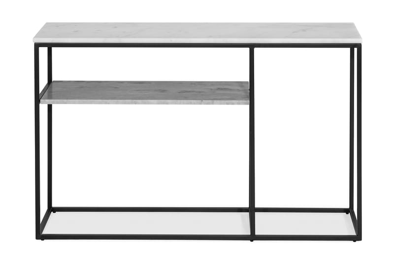 Carrie Avlastningsbord 120 cm Marmor - Vit/Grå/Svart - Möbler - Bord & matgrupper - Avlastningsbord - Konsolbord & sidobord