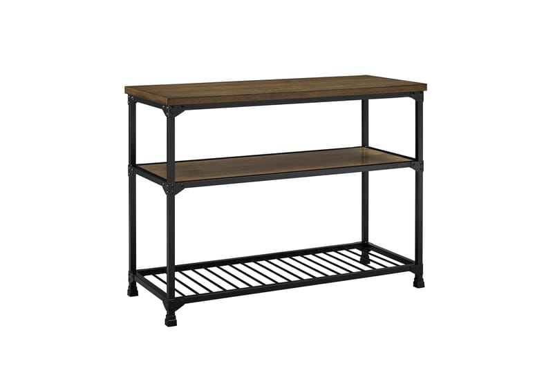 Cassy Konsollbord 121,9 cm Svart/Mörkbrun - Dorel Home - Möbler - Bord & matgrupper - Avlastningsbord - Konsolbord & sidobord