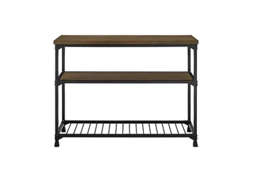 Cassy Konsollbord 121,9 cm Svart/Mörkbrun - Dorel Home - Möbler - Bord & matgrupper - Avlastningsbord - Konsolbord & sidobord