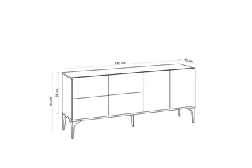Colldela Avlastningsbord 180 cm - Natur - Möbler - Bord & matgrupper - Avlastningsbord - Konsolbord & sidobord