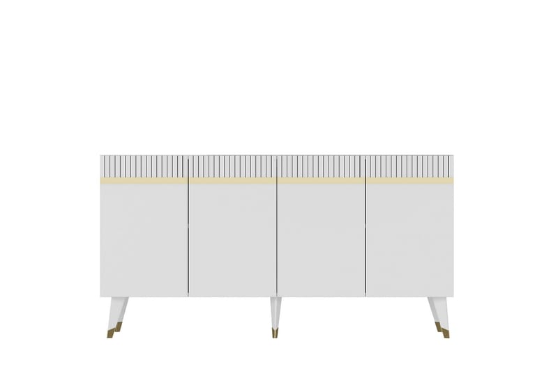 Defneia Konsollbord 150 cm - Guld/Vit - Hallbord - Konsolbord & sidobord
