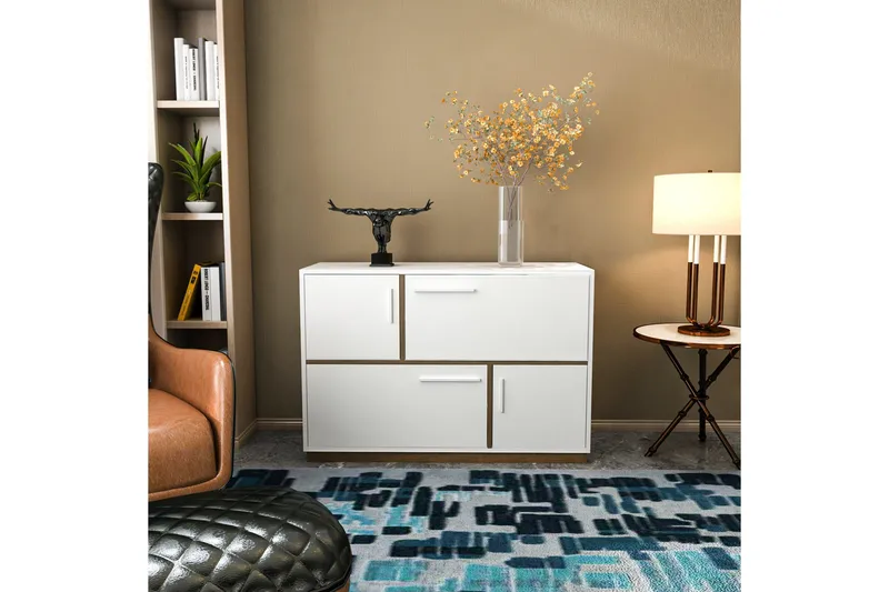 Desgrar Konsollbord 120x81,6 cm - Vit - Möbler - Bord & matgrupper - Avlastningsbord - Konsolbord & sidobord