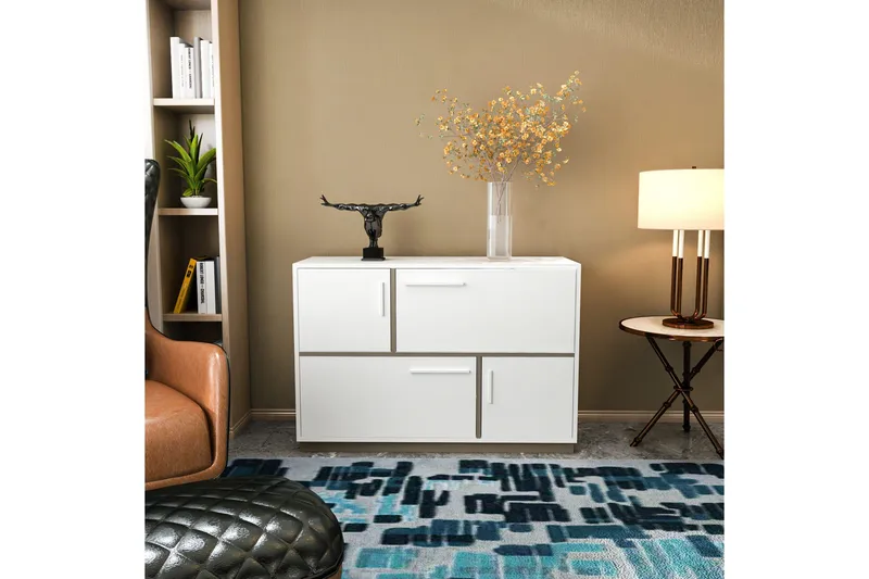 Desgrar Konsollbord 120x81,6 cm - Vit - Möbler - Bord & matgrupper - Avlastningsbord - Konsolbord & sidobord