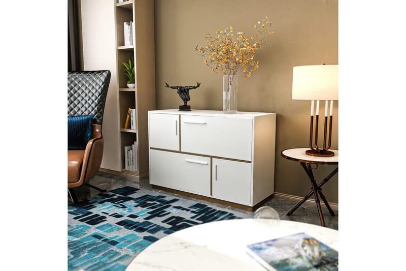 Desgrar Konsollbord 120x81,6 cm - Vit - Möbler - Bord & matgrupper - Avlastningsbord - Konsolbord & sidobord