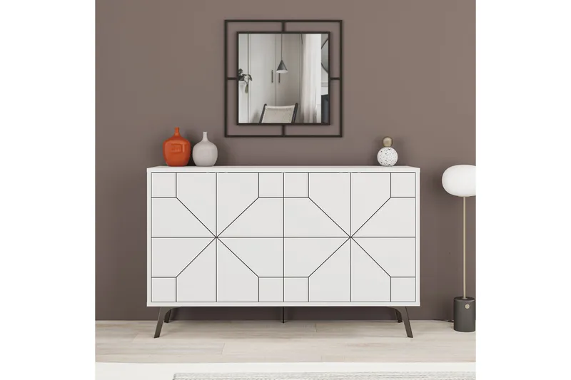 Desgrar Konsollbord 123x62,4 cm - Vit - Möbler - Bord & matgrupper - Avlastningsbord - Konsolbord & sidobord