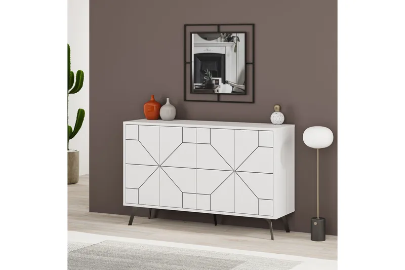 Desgrar Konsollbord 123x62,4 cm - Vit - Möbler - Bord & matgrupper - Avlastningsbord - Konsolbord & sidobord