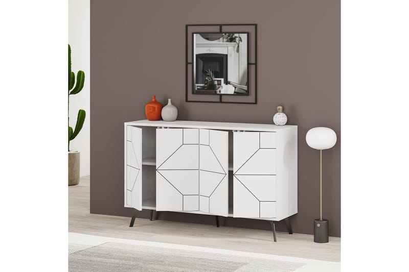 Desgrar Konsollbord 123x62,4 cm - Vit - Möbler - Bord & matgrupper - Avlastningsbord - Konsolbord & sidobord