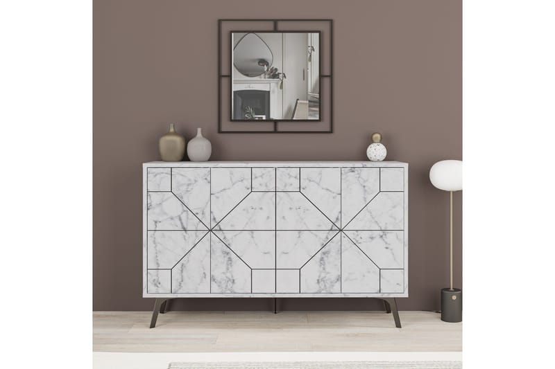 Desgrar Konsollbord 123x62,4 cm - Vit - Möbler - Bord & matgrupper - Avlastningsbord - Konsolbord & sidobord