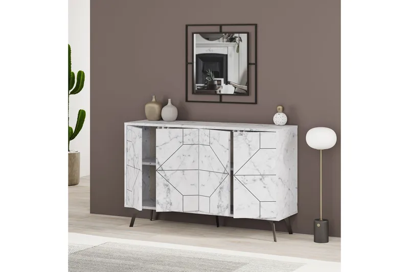 Desgrar Konsollbord 123x62,4 cm - Vit - Möbler - Bord & matgrupper - Avlastningsbord - Konsolbord & sidobord