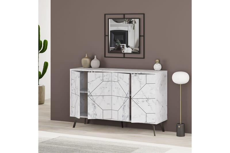 Desgrar Konsollbord 123x62,4 cm - Vit - Möbler - Bord & matgrupper - Avlastningsbord - Konsolbord & sidobord