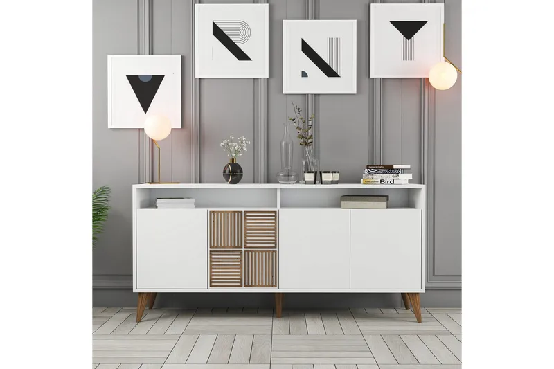 Desgrar Konsollbord 160x78 cm - Vit - Möbler - Bord & matgrupper - Avlastningsbord - Konsolbord & sidobord