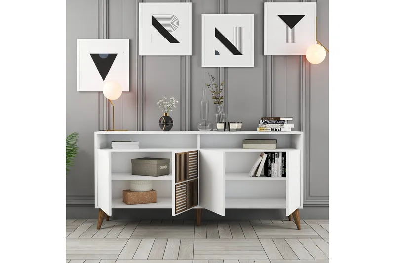 Desgrar Konsollbord 160x78 cm - Vit - Möbler - Bord & matgrupper - Avlastningsbord - Konsolbord & sidobord