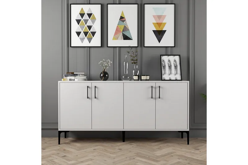 Desgrar Konsollbord 160x78 cm - Vit - Möbler - Bord & matgrupper - Avlastningsbord - Konsolbord & sidobord