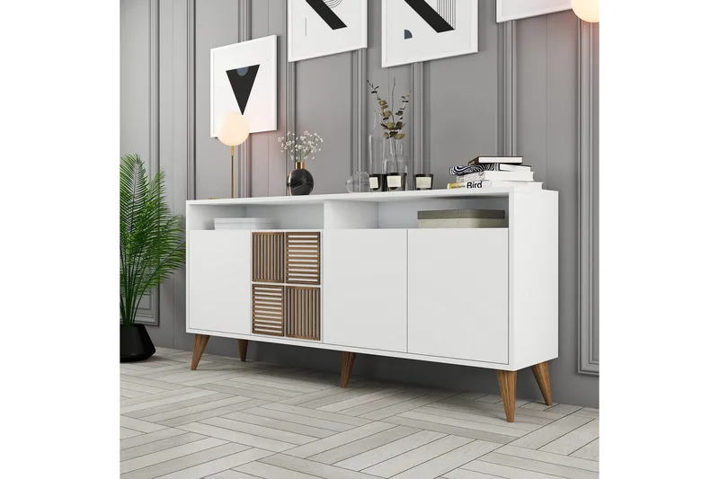 Desgrar Konsollbord 160x78 cm - Vit - Möbler - Bord & matgrupper - Avlastningsbord - Konsolbord & sidobord