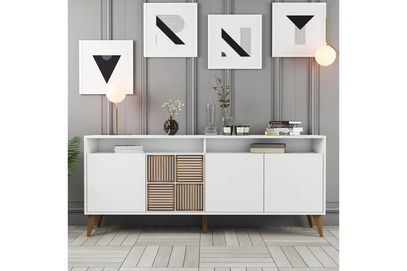 Desgrar Konsollbord 180x78,6 cm - Vit - Möbler - Bord & matgrupper - Avlastningsbord - Konsolbord & sidobord