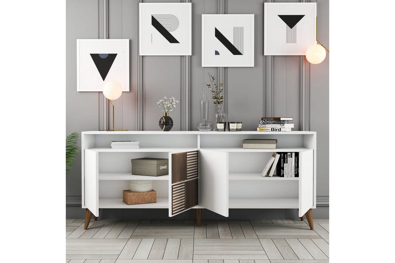 Desgrar Konsollbord 180x78,6 cm - Vit - Möbler - Bord & matgrupper - Avlastningsbord - Konsolbord & sidobord