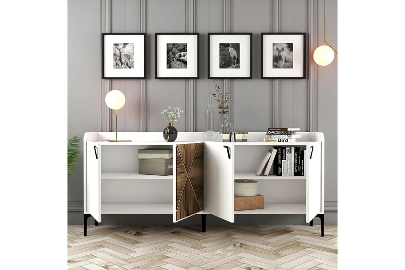 Desgrar Konsollbord 180x78 cm - Vit - Möbler - Bord & matgrupper - Avlastningsbord - Konsolbord & sidobord
