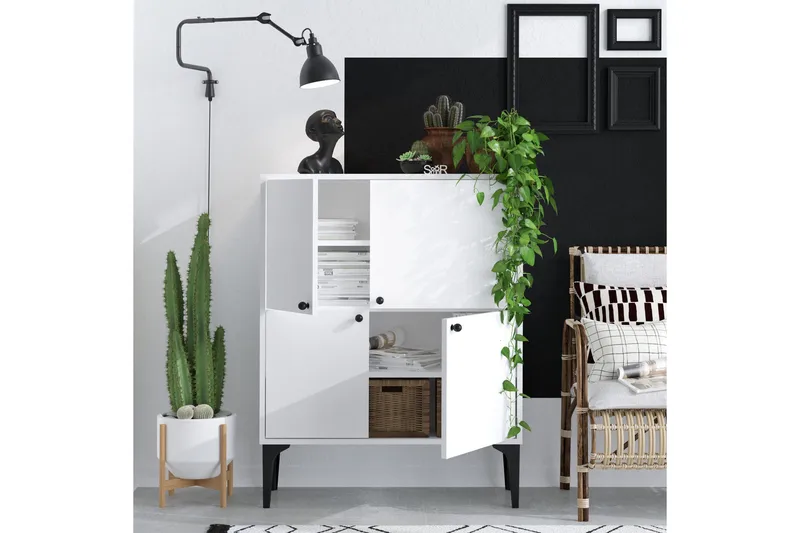 Desgrar Konsollbord 90x115 cm - Vit - Möbler - Bord & matgrupper - Avlastningsbord - Konsolbord & sidobord