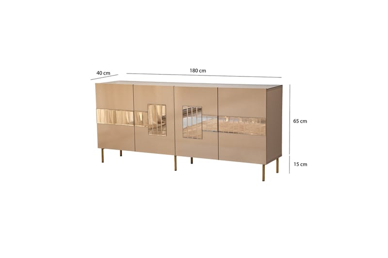Djarhint Konsollbord 180 cm - Brons - Möbler - Bord & matgrupper - Avlastningsbord - Konsolbord & sidobord