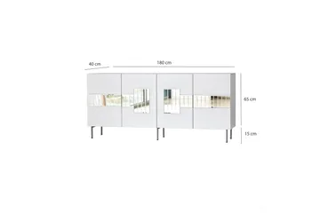 Djarhint Konsollbord 180 cm - Vit - Förvaring - Förvaringsmöbler - Sideboard & skänk