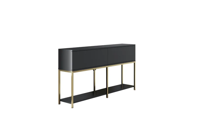 Dorlord Konsollbord 150 cm - Grå/Guld - Möbler - Bord & matgrupper - Avlastningsbord - Konsolbord & sidobord