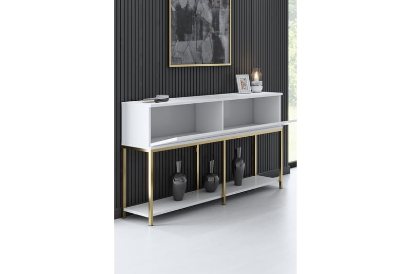 Dorlord Konsollbord 150 cm - Vit/Guld - Möbler - Bord & matgrupper - Avlastningsbord - Konsolbord & sidobord
