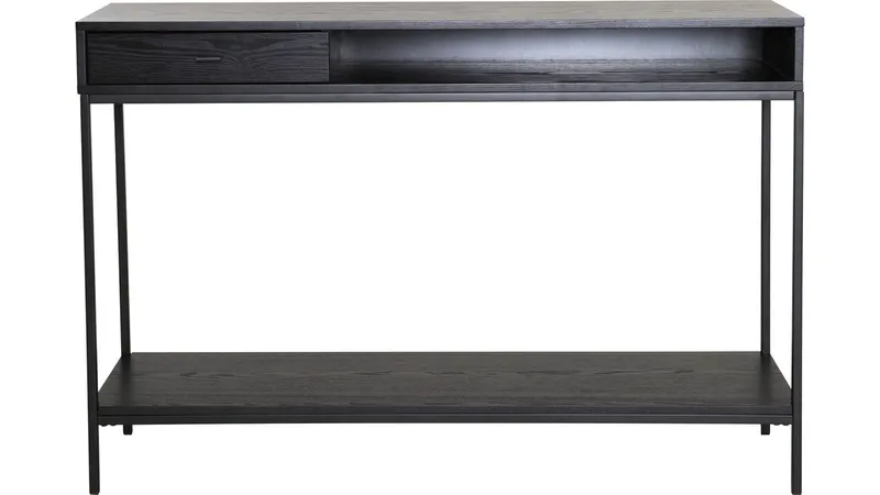 Konsollbord Eiknor - Svartlackad askfaner - Möbler - Bord & matgrupper - Avlastningsbord - Hallbord