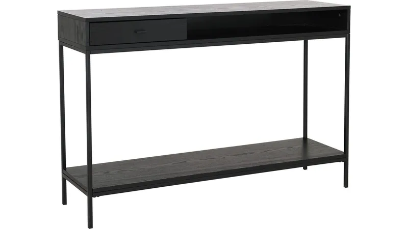 Konsollbord Eiknor, Svartlackad askfaner