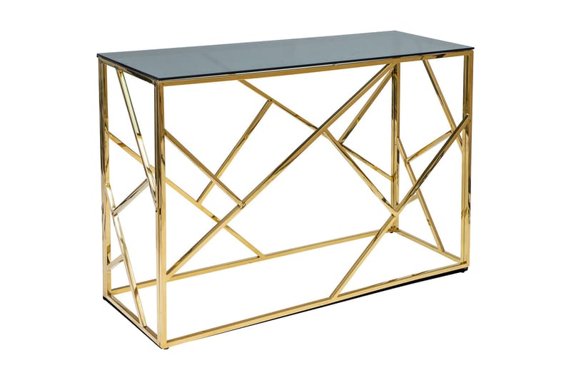 Escadan Konsollbord 120 cm - Glas/Guld - Konsolbord & sidobord - Hallbord