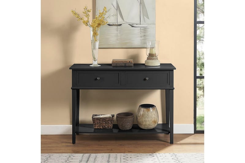 Franklin Konsollbord 104 cm Svart - Dorel Home - Möbler - Bord & matgrupper - Avlastningsbord - Konsolbord & sidobord