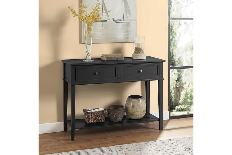 Franklin Konsollbord 104 cm Svart - Dorel Home - Möbler - Bord & matgrupper - Avlastningsbord - Konsolbord & sidobord