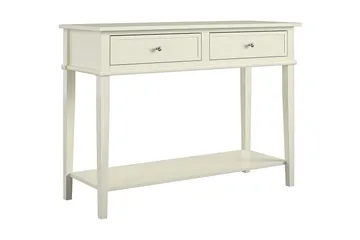 Franklin Konsollbord 104 cm Vit - Dorel Home - Möbler - Bord & matgrupper - Avlastningsbord - Konsolbord & sidobord