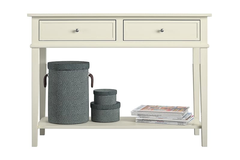 Franklin Konsollbord 104 cm Vit - Dorel Home - Möbler - Bord & matgrupper - Avlastningsbord - Konsolbord & sidobord
