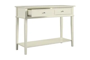 Franklin Konsollbord 104 cm Vit - Dorel Home - Möbler - Bord & matgrupper - Avlastningsbord - Konsolbord & sidobord