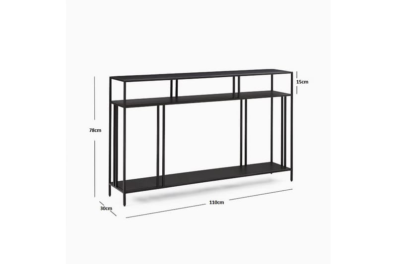 Hungirr Skänk 110 cm - Svart - Sideboard & skänk - Konsolbord & sidobord